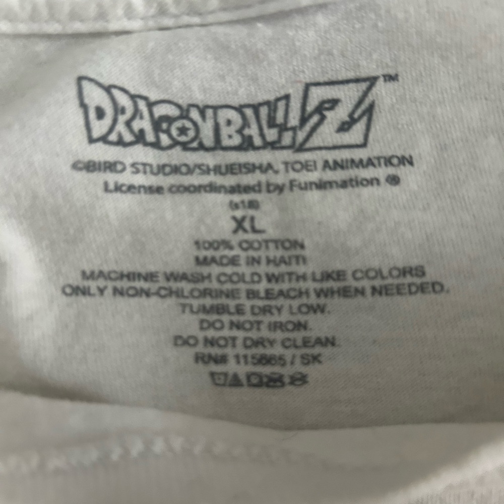 Dragon Ball Z White T-Shirt